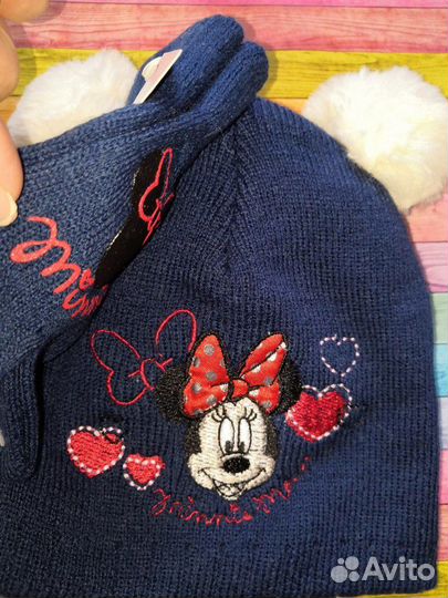 Шапка и перчатки Disney
