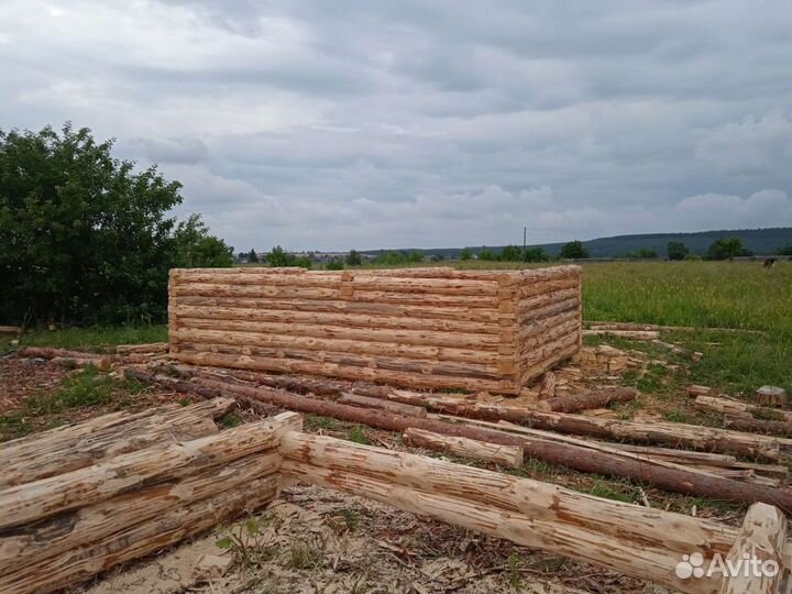 Сруб бани,дома,беседки