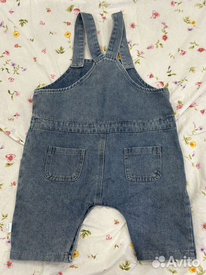 Полукомбинезон джинсовый детский