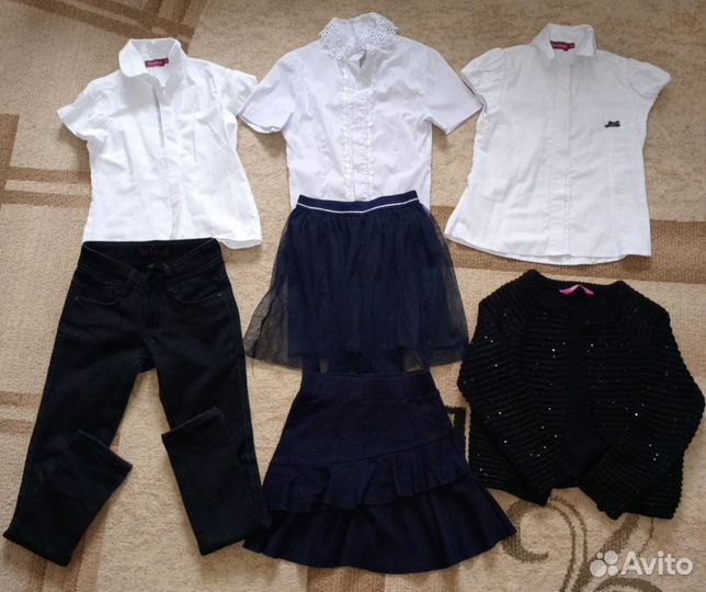 Школьная форма для девочки пакетом 122 128
