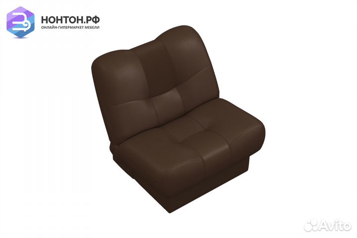 Кресло книжка Вега-18 коричневое