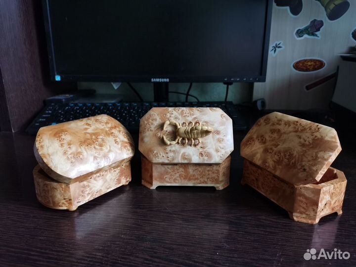 Шкатулка из берёзового капа