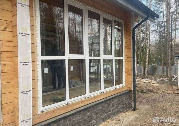 Остекление окон и балконов пвх