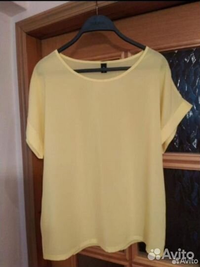 Блузка новая с этикетк Польша шифон 48/50/52