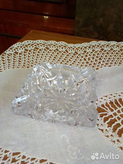 Хрустальная пепельница