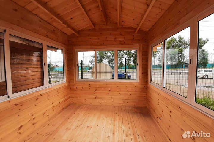 Закрытая беседка 3х3