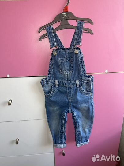 Джинсовый комбинезон для девочки