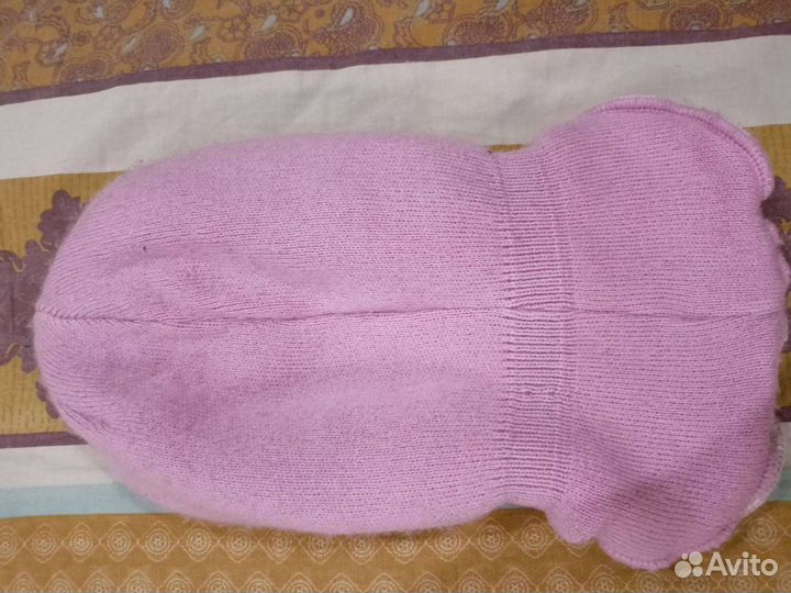 Шапка шлем для девочки