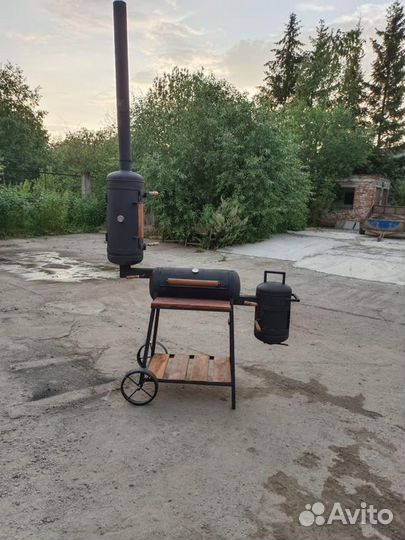 Мангал,Гриль,Коптильня,Печь под казан (курильщик)