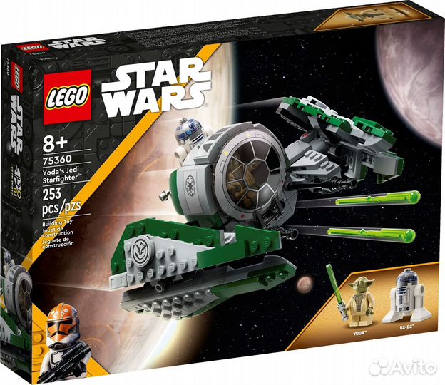 Lego Star Wars 75360 Yoda's Jedi Starfighter, 253д