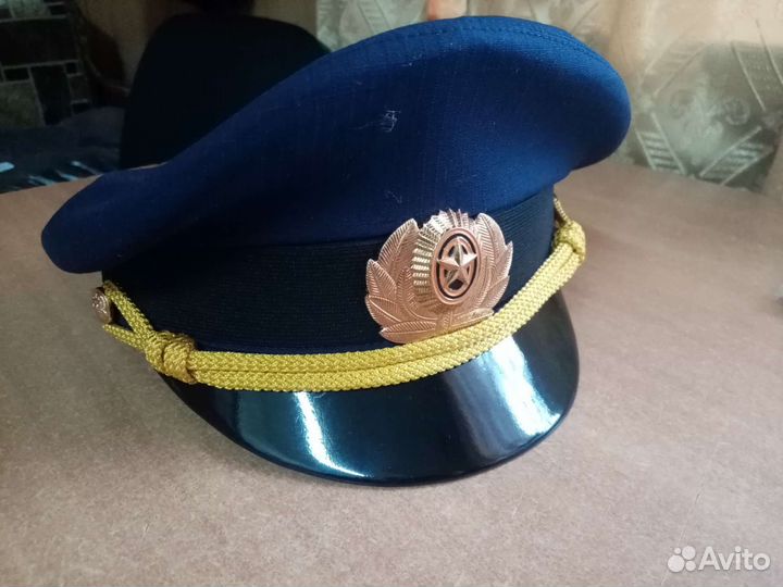 Фуражка офисная синяя