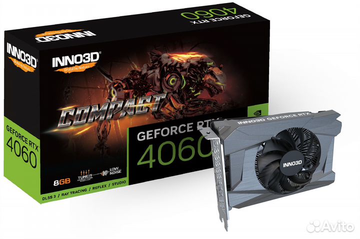 Видеокарта inno3D GeForce RTX 4060 compact
