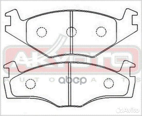 Колодки тормозные дисковые передние volkswagen