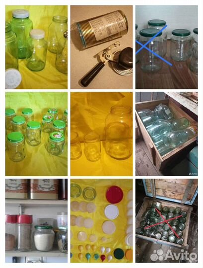 Банки+Крышки/Закатывающая Маш.Ссср+Ящик/Сундук Дер