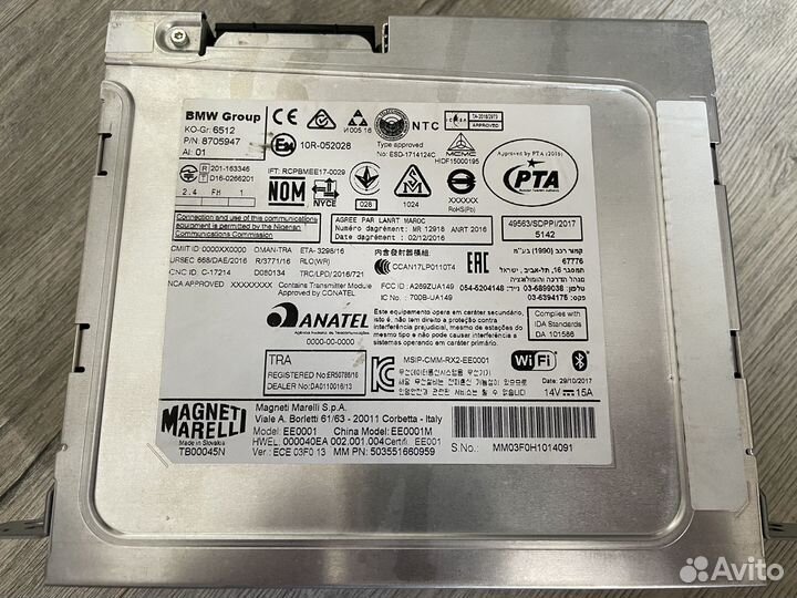 Головное устройство bmw f30, f20 wifi