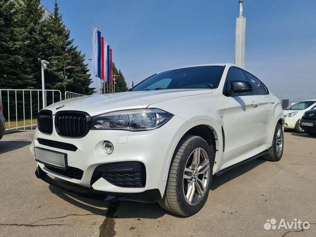 BMW X6 F16 Perfomance сплиттер