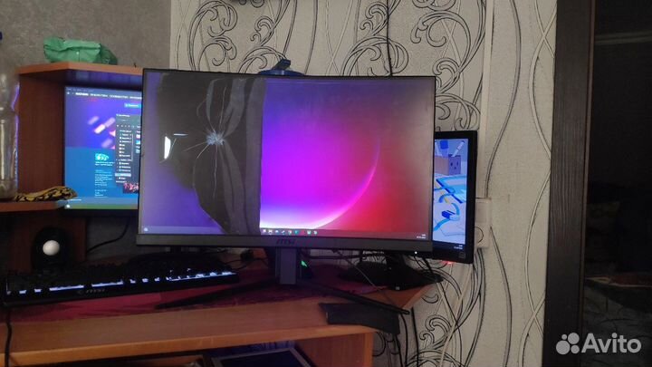 Монитор битый