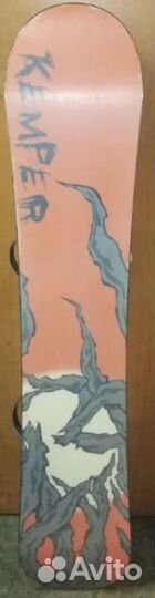 Сноуборд с креплениями 138 см
