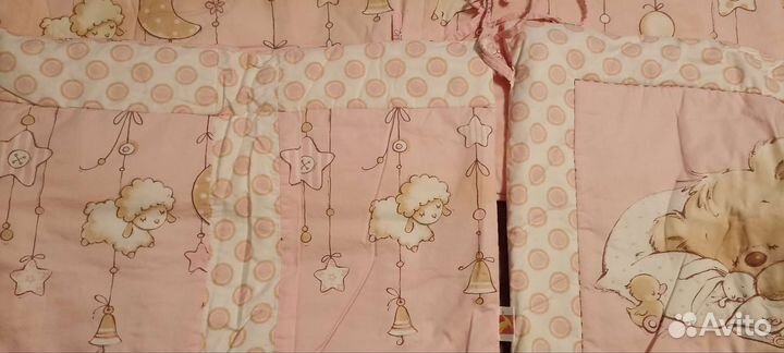 Бортики и балдахин в кроватку