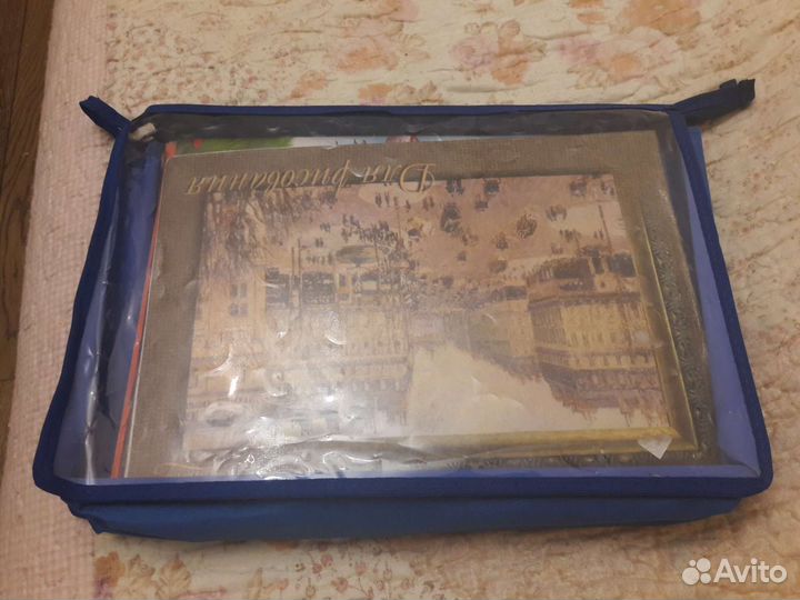 Цветная бумага картон папка