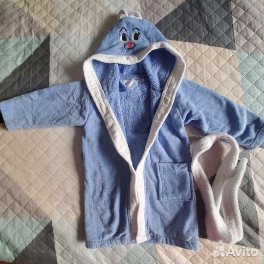 Детский махровый халат 92/98