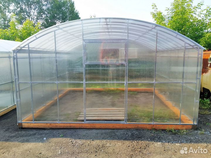 Каркас теплицы «Прямостенная» 3 на 6 метра шаг 1м