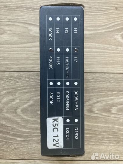 Led лампы h7 4300k K5C