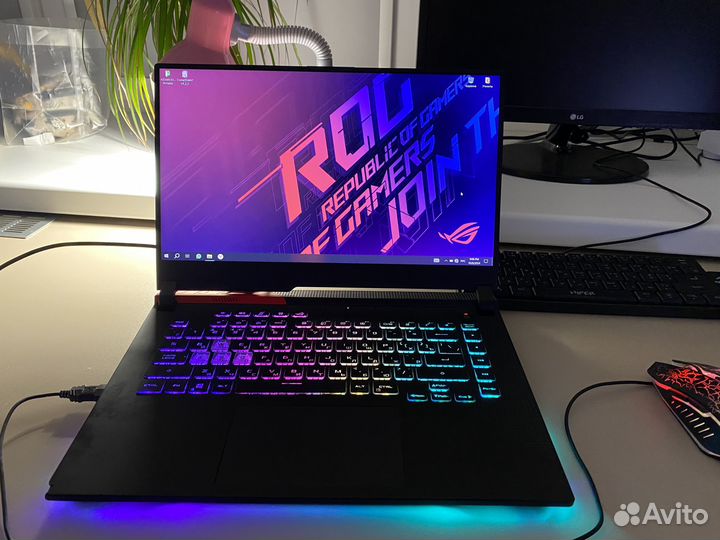 Игровой ноутбук Asus rog strix/Ryzen 7/RTX3050