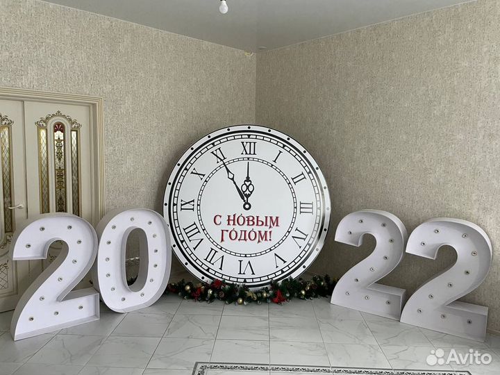 Цифры с лампочками