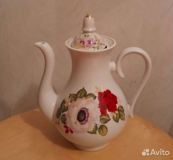 Чайник заварной СССР, бокалы