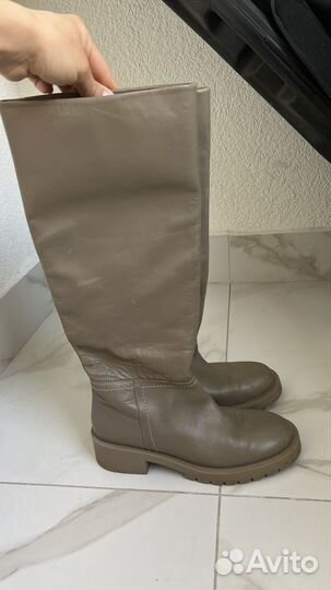 Сапоги трубы zara 38