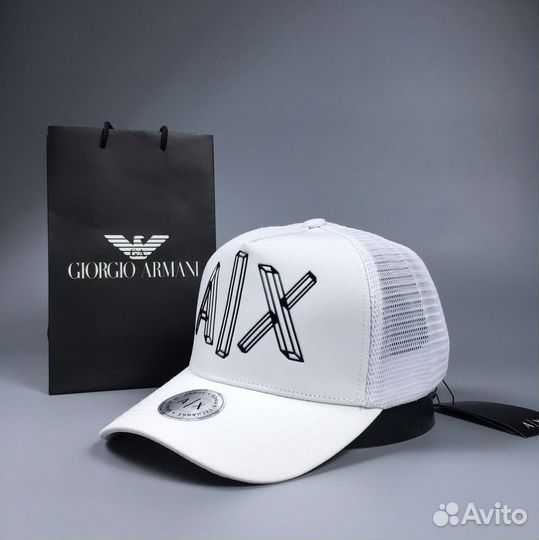 Кепка бейсболка белая