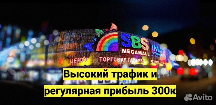Магазин детской одежды в сбс Мегамолл 4 млн/год