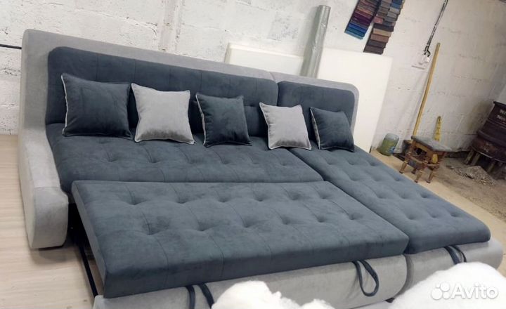 Большой угловой диван / диван трансформер