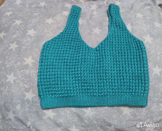 Вязанный топ