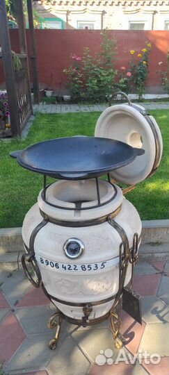 Тандыр Семейный с откидной крышкой