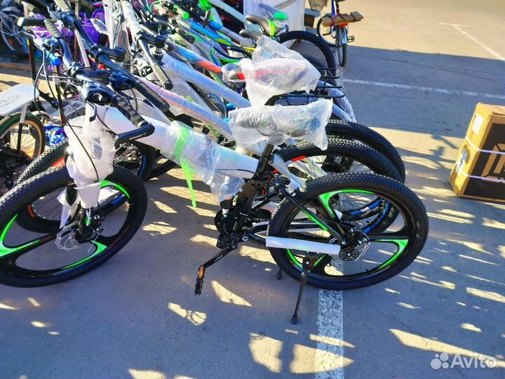 Горный велосипед железной рамой