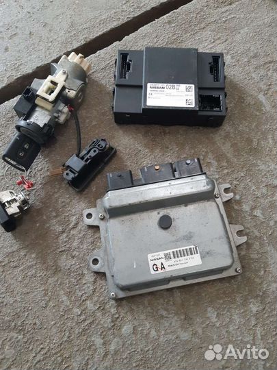 Для nissan X Trail т31 комплект эбу(мозг)