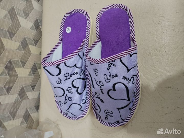 Женские домашние тапочки, новые