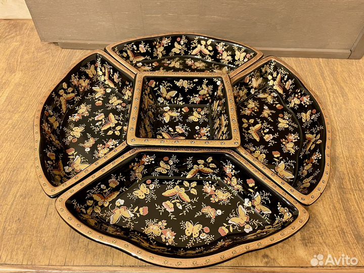 Менажница сервировочное блюдо из керамики