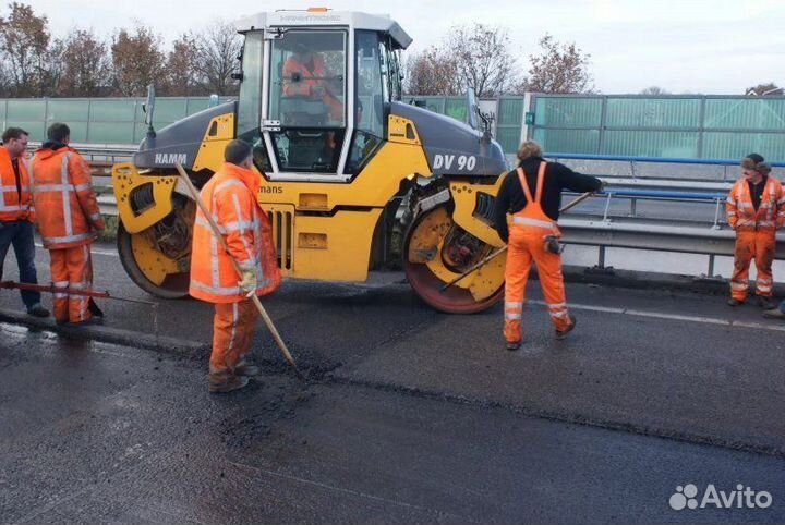 Асфальтирование, благоустройство, брусчатка