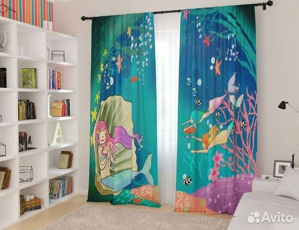 Шторы готовые в детскую комнату новые