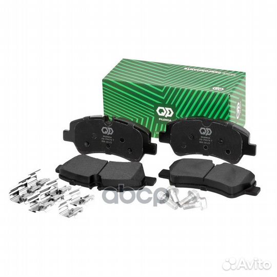 Колодки тормозные дисковые усиленные зад, прав