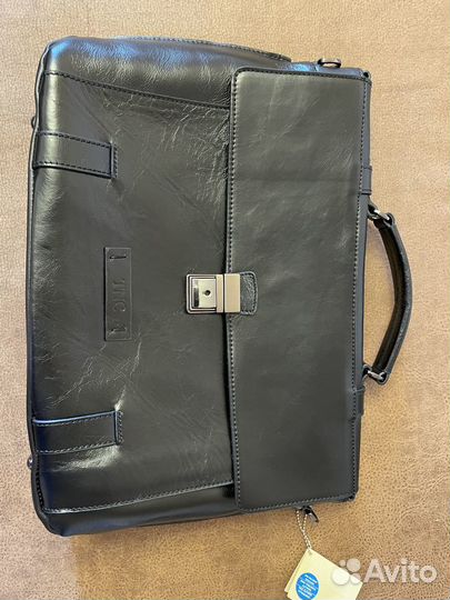 Мужской кожаный портфель новый / мужская сумка