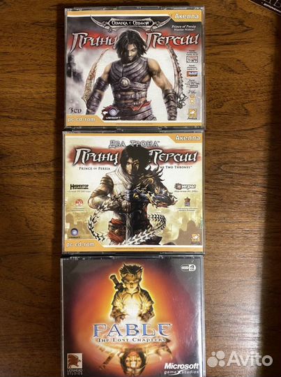 CD/DVD диски с играми из нулевых
