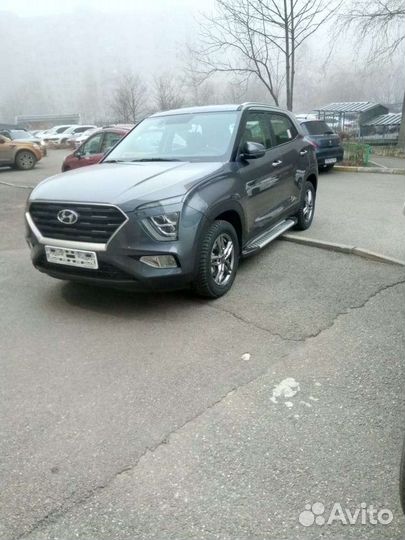 Пороги (оригинальные) на Hyundai Creta (новая)