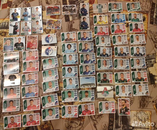 Наклейки panini рпл 2022 2023