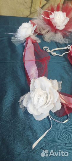 Свадебные украшения на машину продам цена за всё