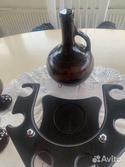 Графин с бокалами из керамики