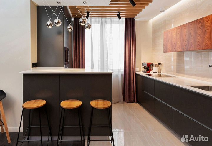 Современная кухня на заказ мдф фасады